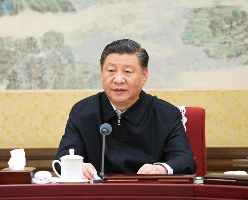 12月26日至27日,中共中央政治局召開“不忘初心、牢記使命”專題民主生活會,中共中央總書記習近平主持會議并發(fā)表重要講話。新華社記者 李學仁 攝